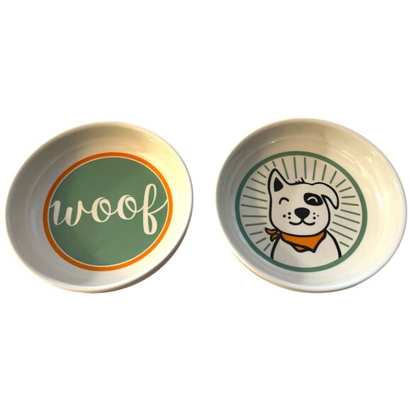 Ore' Pet Melamine Dog Bowl Set | Retro Small Dog Dish | Dishwasher Safe - Picture 2 of 14